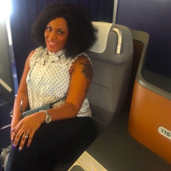 ✨Host Pick✨ Tie Neck Polka Dot Flounce Sleeve Chiffon Blouse - Picture 9 of 9